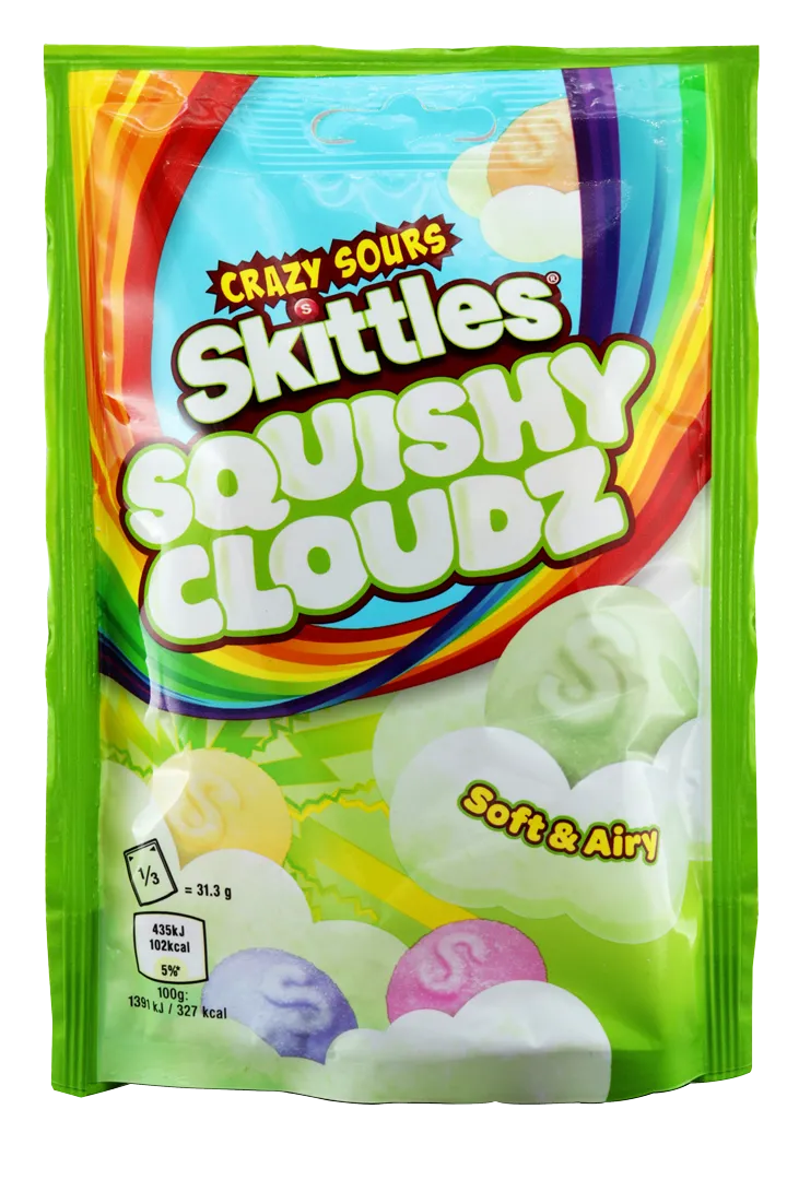 Skittles Crazy Sours Squishy Cloudz