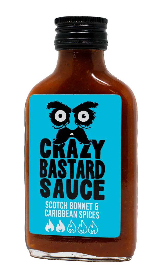 Crazy Bastard Sauce Scotch Bonnet & Caribbean Spices