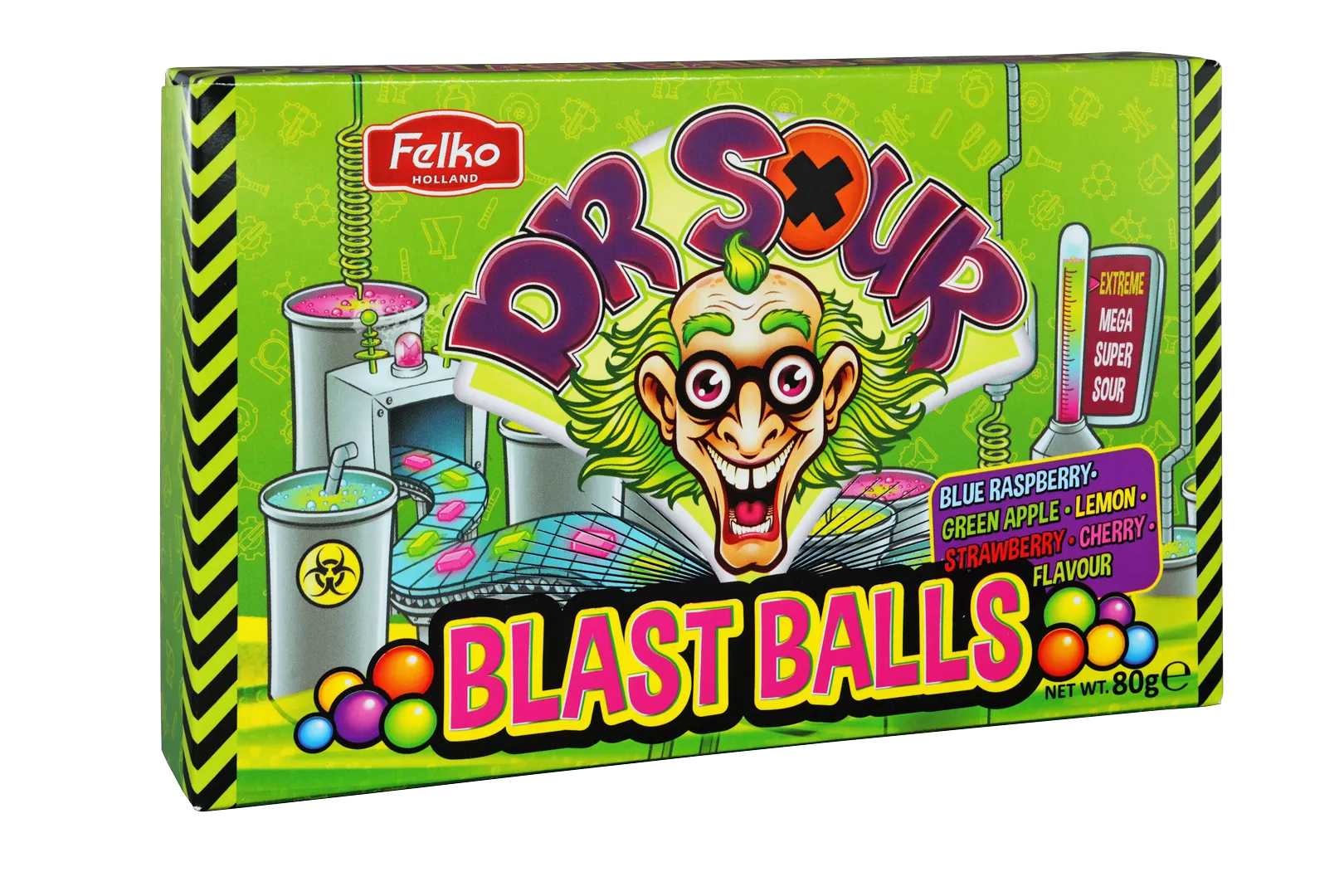 Dr Sour Blast Balls Extreme Sour