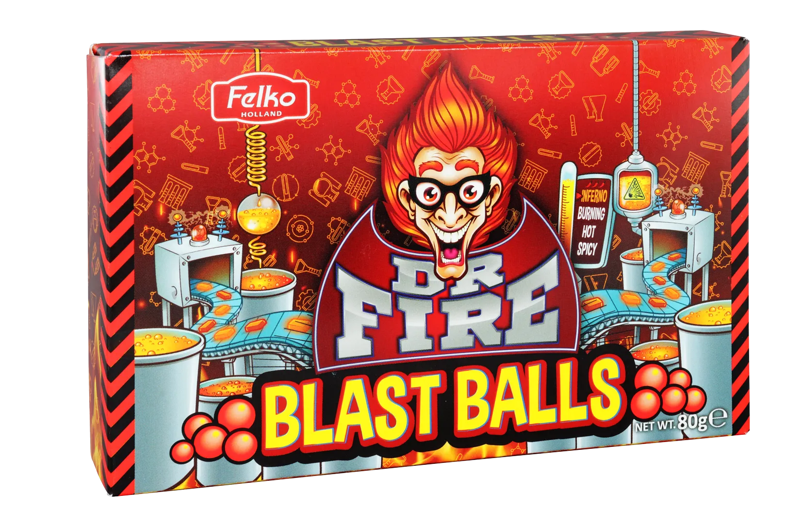 Dr Fire Blast Balls Extreme Hot Candy