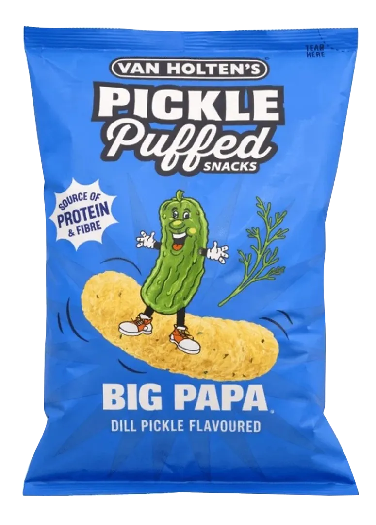 Van Holten`s Pickle Puffed Snacks Big Papa