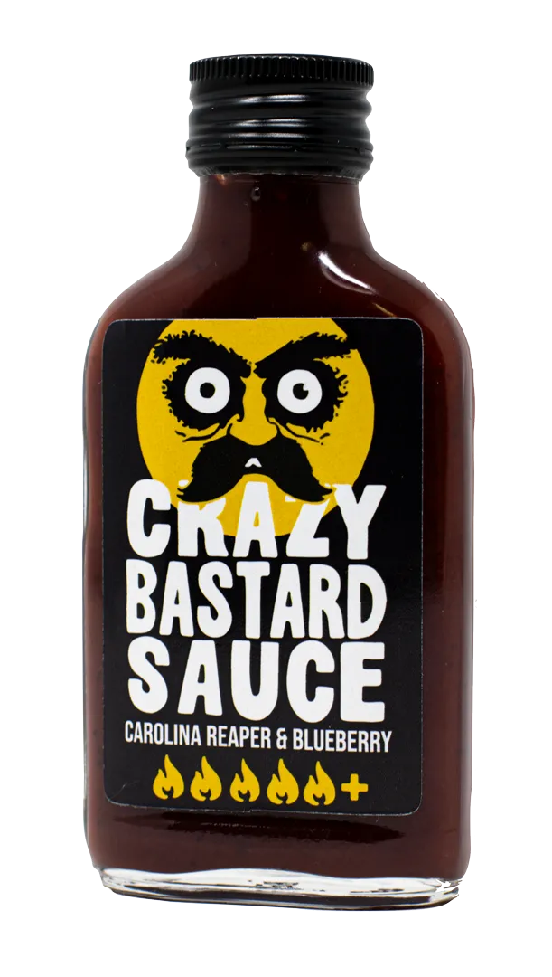 Crazy Bastard Sauce Carolina Reaper & Blueberry